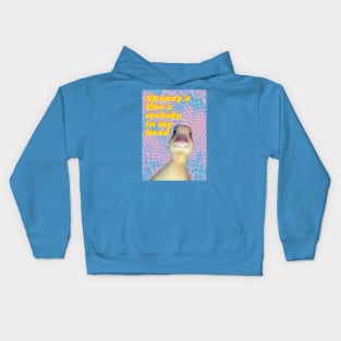 DUCK MEME Kids Hoodie